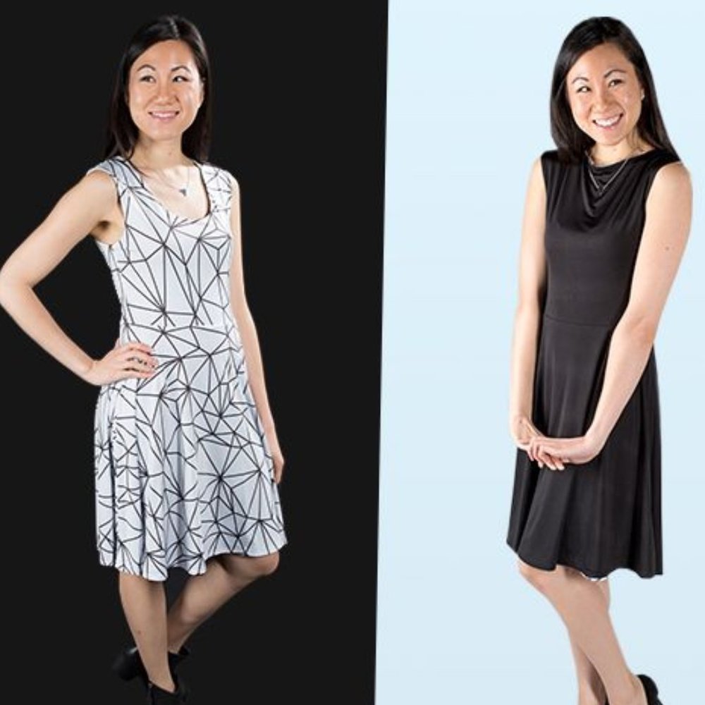 Betabrand Four Way Reversible Dress